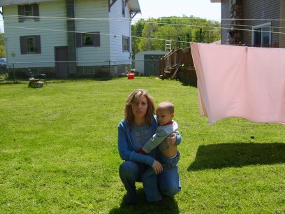 2007 me with my son on Mother's Day